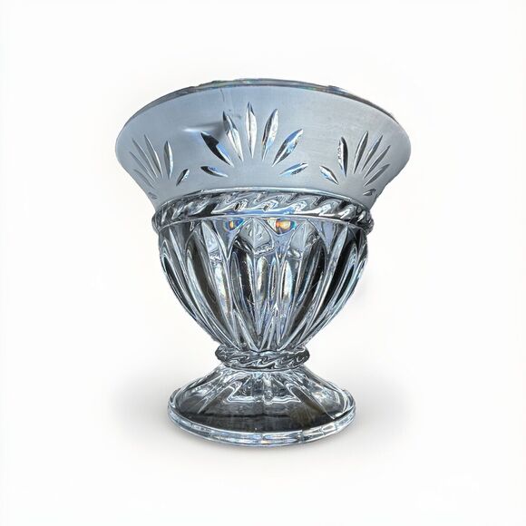 Cristal D'Arques Crystal Serving Bowl Carthage Vintage Candy Dish 6” Tall France - Picture 2 of 14
